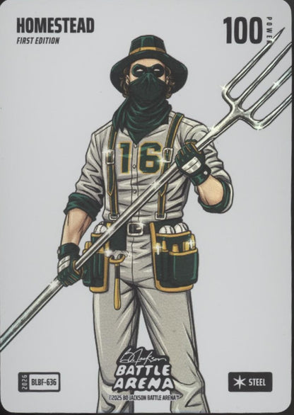 Homestead 2026 Bo Jackson Battle Arena First Edition Steel #BLBF-636