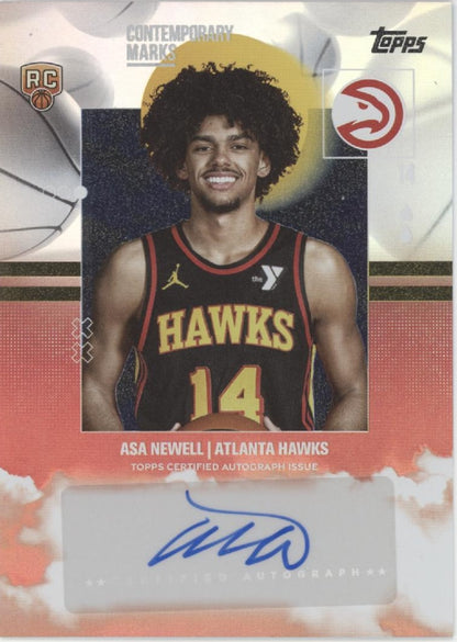 Asa Newell 2025 Topps Contemporary Marks RC Auto #CM-AN