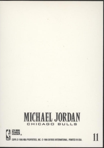 Michael Jordan 1996-97 Skybox Z Force Z Cling Sticker #11