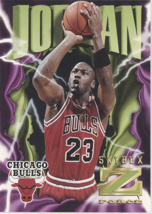 Michael Jordan 1996-97 Skybox Z Force Z Cling Sticker #11