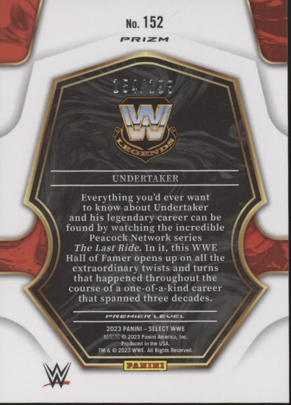 Undertaker 2023 Panini Select Blue Prizm 154/199 #152 #1