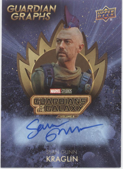 Sean Gunn Kraglin 2024 Upper Deck Guardians of the Galaxy Auto #GG-SG