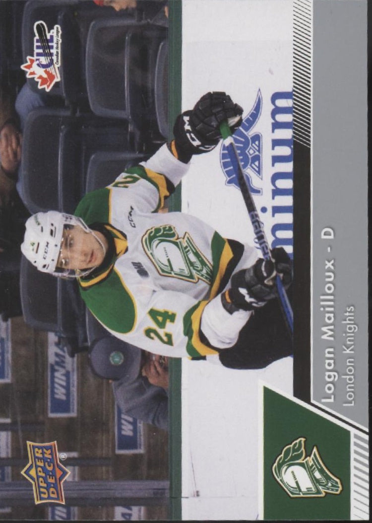Logan Mailloux 2022-23 Upper Deck CHL #263