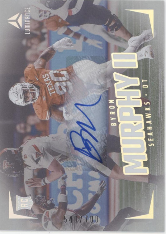 Byron Murphy II 2024 Panini Luminance RC Auto 540/700 #200