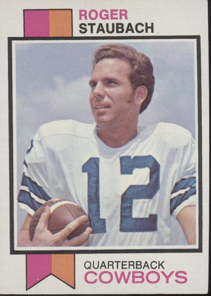 Roger Staubach 1973 Topps #475 Dallas Cowboys EX