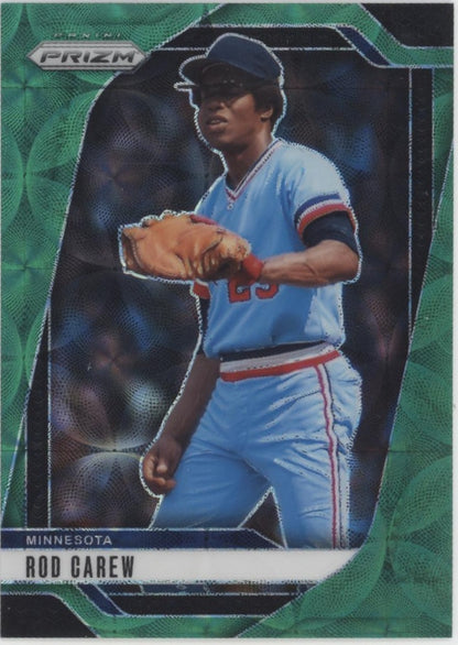 Rod Carew 2025 Panini Prizm Green Scope Prizm 02/75 #197