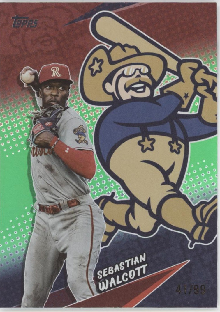 Sebastian Walcott 2025 Topps Pro Debut Green Holo 41/99 #STAR-22
