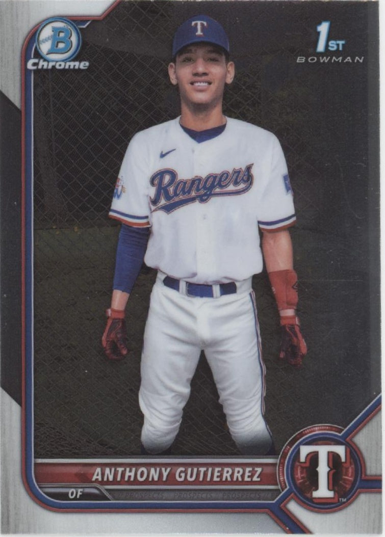 Anthony Gutierrez 2022 Bowman Chrome Prospects #BCP-160