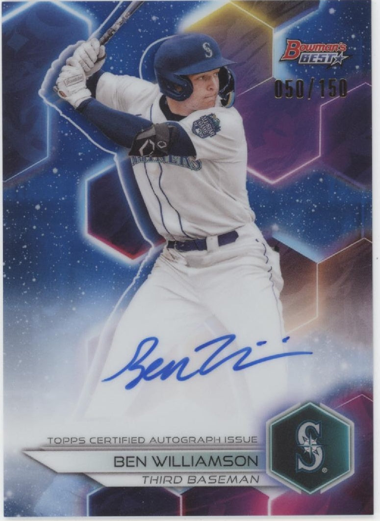 Ben Williamson 2023 Bowman's Best Blue Refractor Auto 050/150 #B23-BW