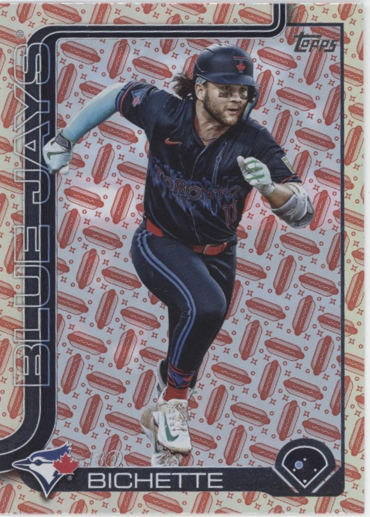 Bo Bichette 2025 Topps Series 2 Value Box Holiday Hot Dog Holo 03/99 #474