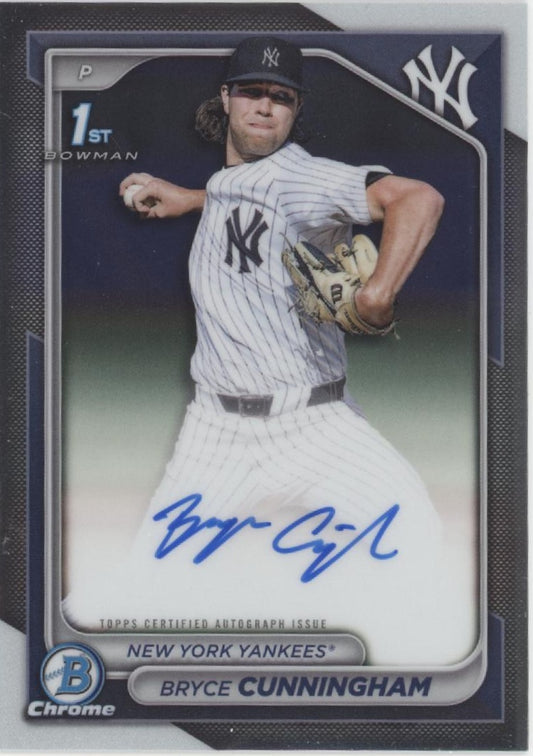 Bryce Cunningham 2024 Bowman Chrome Auto #CPA-BC