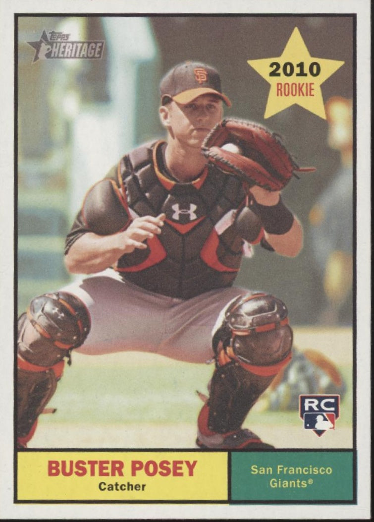 Buster Posey 2010 Topps Heritage RC #114