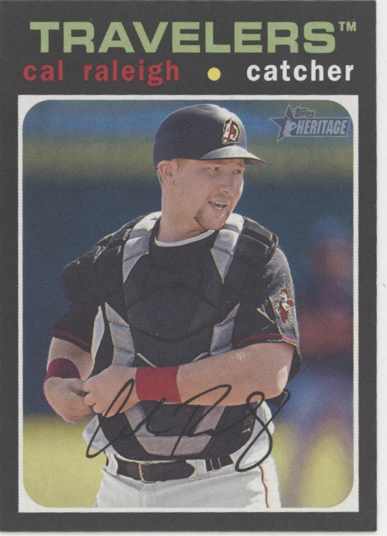 Cal Raleigh 2020 Topps Heritage #90