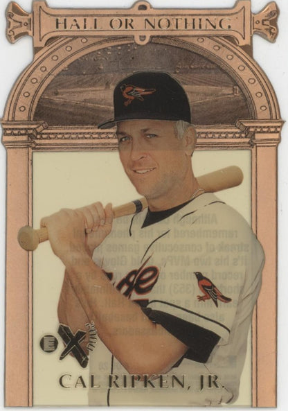 Cal Ripken Jr. 1997 Fleer EX 2000 Hall or Nothing Die-Cut #4