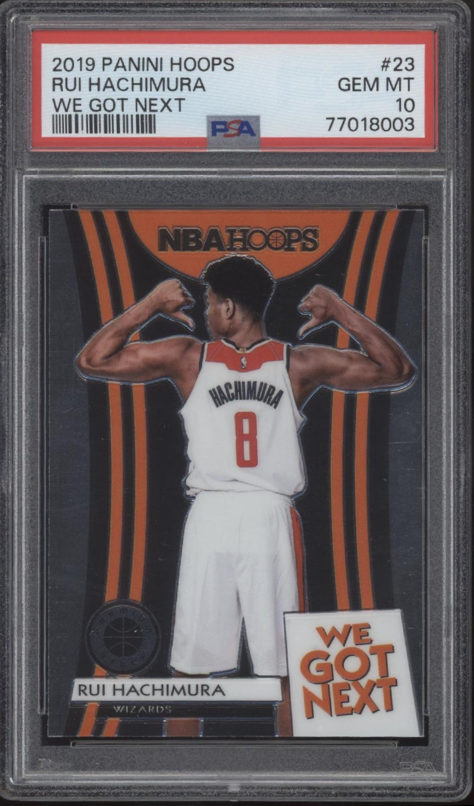 Rui Hachimura 2019-20 Panini Hoops Premium Stock We Got Next #23 PSA 10