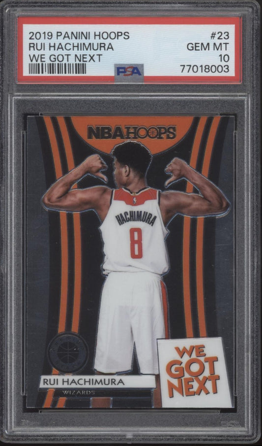 Rui Hachimura 2019-20 Panini Hoops Premium Stock We Got Next #23 PSA 10