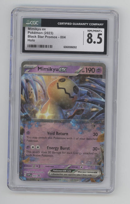 Mimikyu ex Pokemon Black Star Promo Holo #004 CGC 8.5 Mimikyu ex Pokemon Black Star Promo Holo #004 CGC 8.5