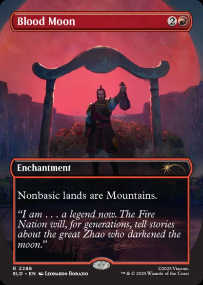 Magic the Gathering Avatar the Last Air Bender Secret Lair - Everything Changed [Rainbow Foil Edition]