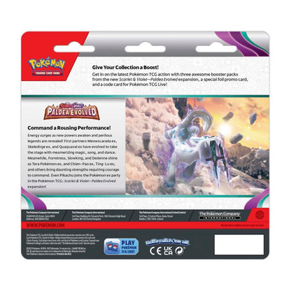 Pokemon: Scarlet & Violet Paldea Evolved 3-Pack Blister [Varoom]