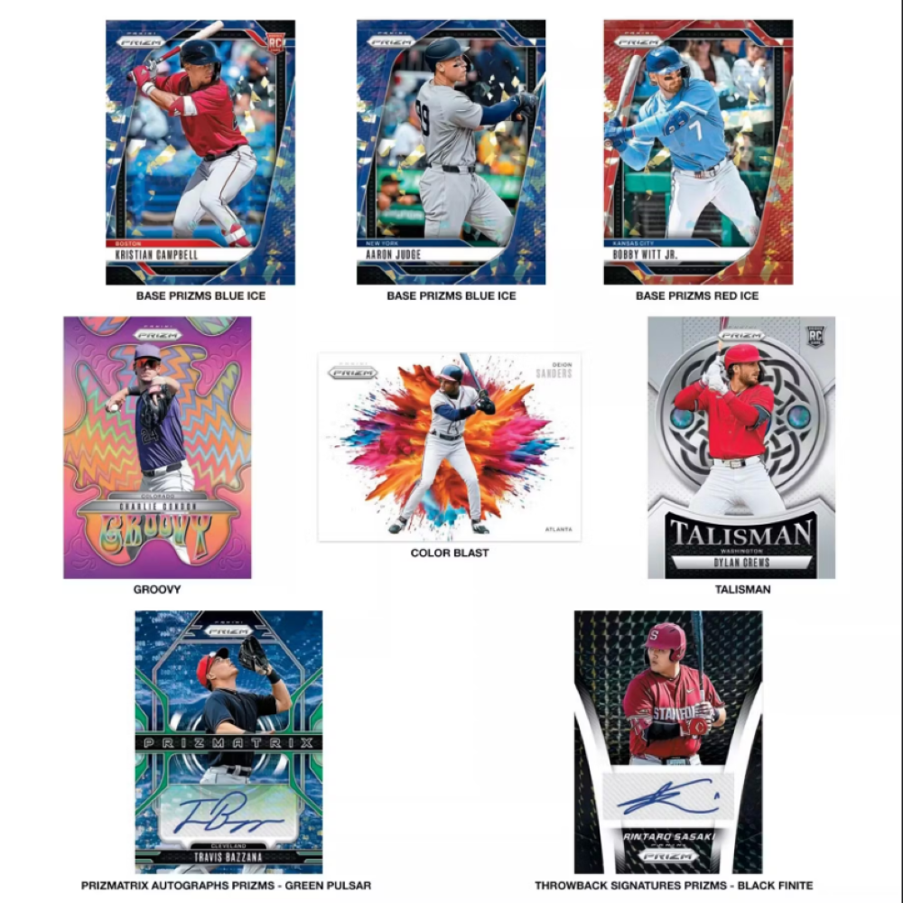 2025 Panini Prizm Baseball Blaster Box