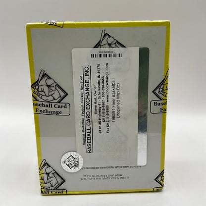 1990-91 Fleer Basketball Box