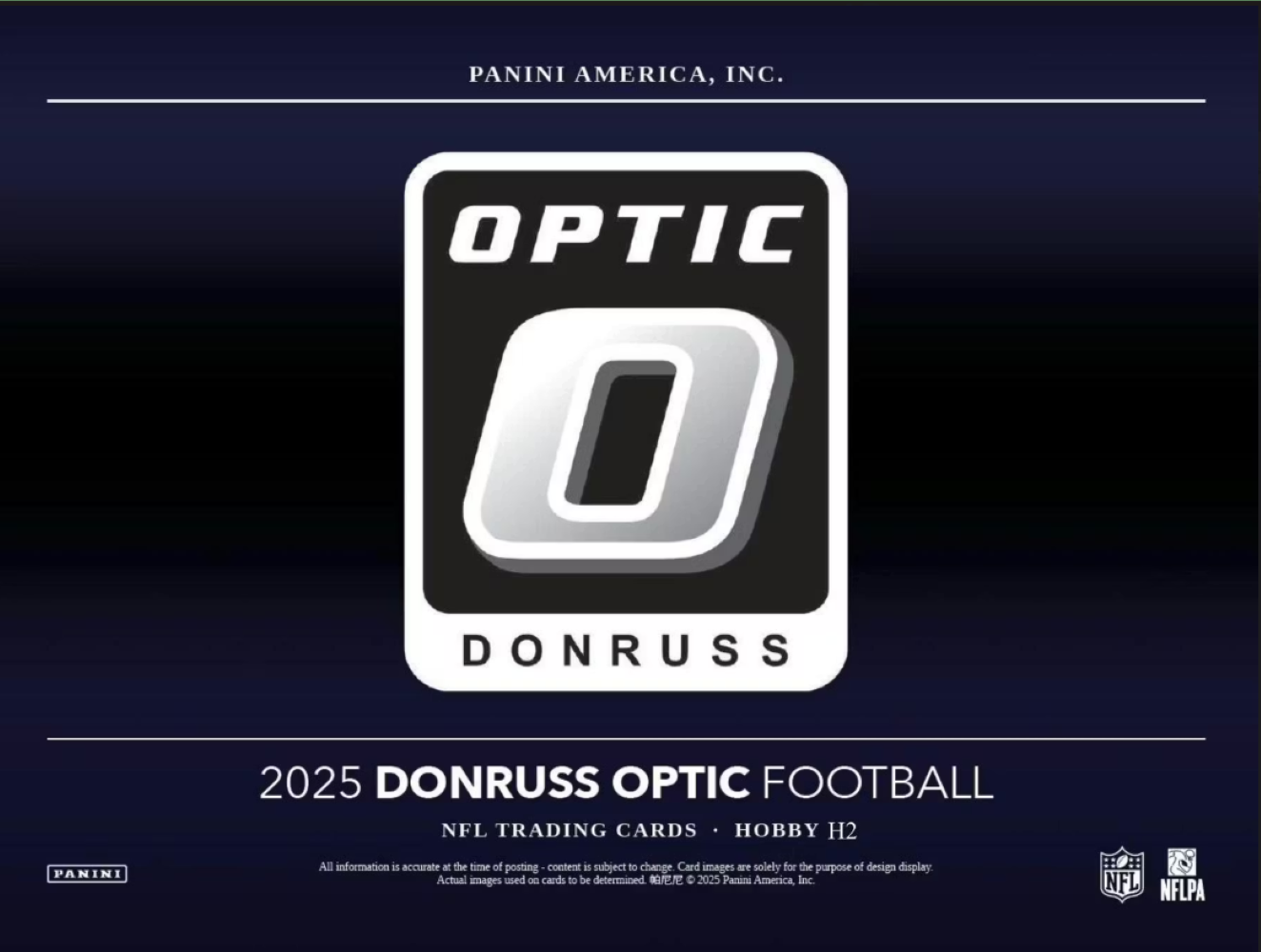 2025 Panini Donruss Optic Football H2 Box (Mojo Parallels)
