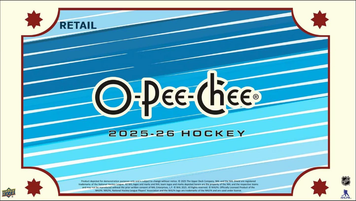 2025-26 Upper Deck O-Pee-Chee Hockey Fat Pack