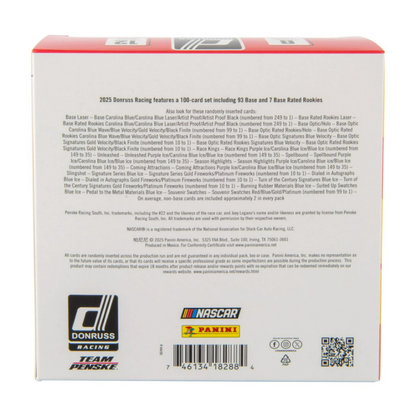 2025 Panini Donruss Racing Mega Box
