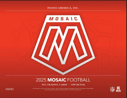2025 Panini Mosaic Football Mega Box (Reactive Purple Parallels)