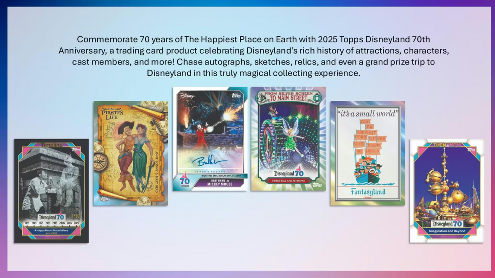 2025 Topps ディズニーランド70周年記念 ３BOX 2025 Topps Disneyland 70th Anniversary - Value Box
