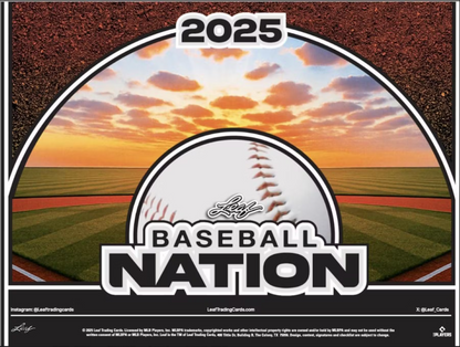 2025 Leaf Baseball Nation Jumbo Box