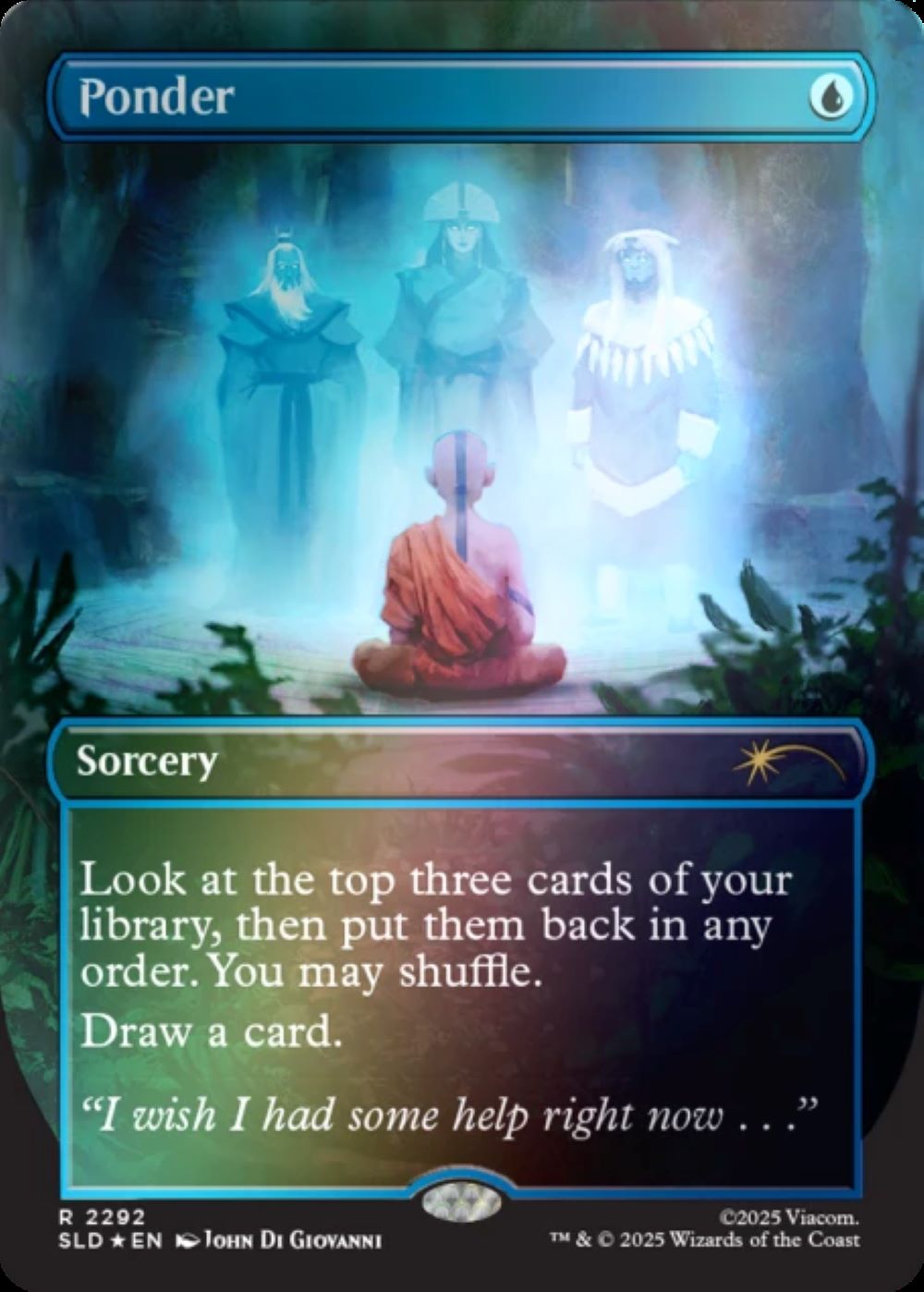 Magic the Gathering Avatar the Last Air Bender Secret Lair - A Lot To Learn Rainbow Foil Edition、Magic the Gathering、kayou