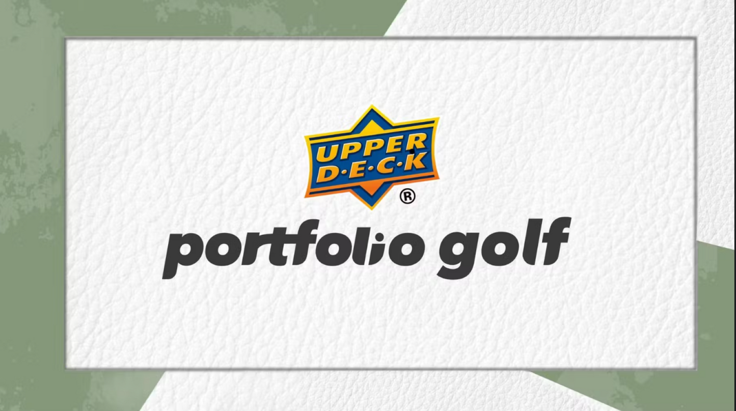 2024 Upper Deck Golf Portfolio Hobby Box