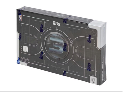 2025-26 Topps Three Basketball Hobby Box Case