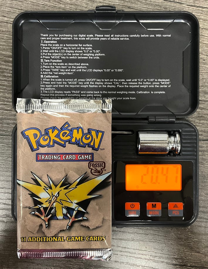 Pokemon Fossil Unlimited Zapdos Booster Pack 20.47G、Collector Store LLC Gaming、kayou