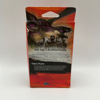 Magic the Gathering: Dragon of Tarkir Intro Pack - Cruel Plots #1 *See Pictures for Condition*