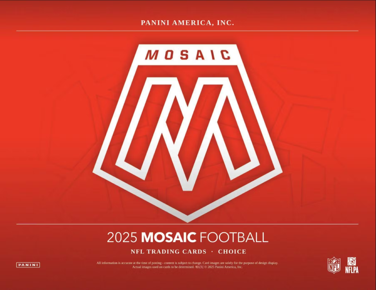2025 Panini Mosaic Football Choice Box