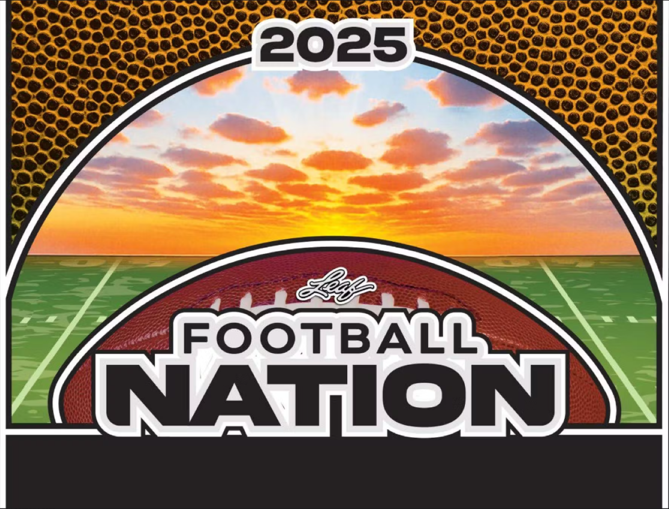 2025 Leaf Football Nation Hobby Box