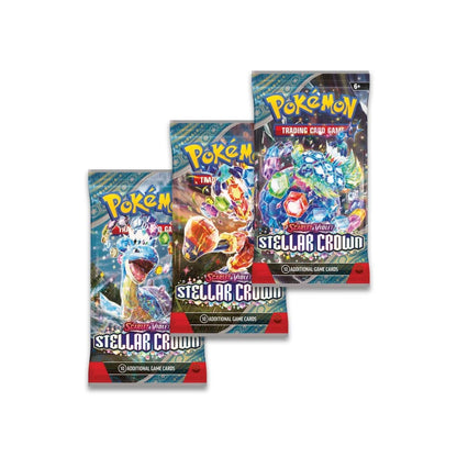 Pokemon: Scarlet & Violet Stellar Crown 3-Pack Blister Pack [Random]
