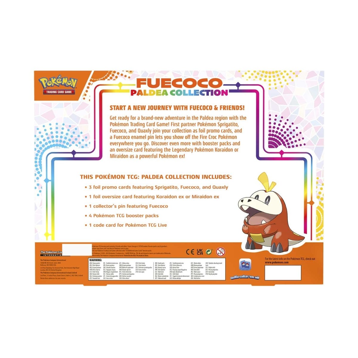 Pokemon: Paldea Collection [Fuecoco/Koraidon ex]