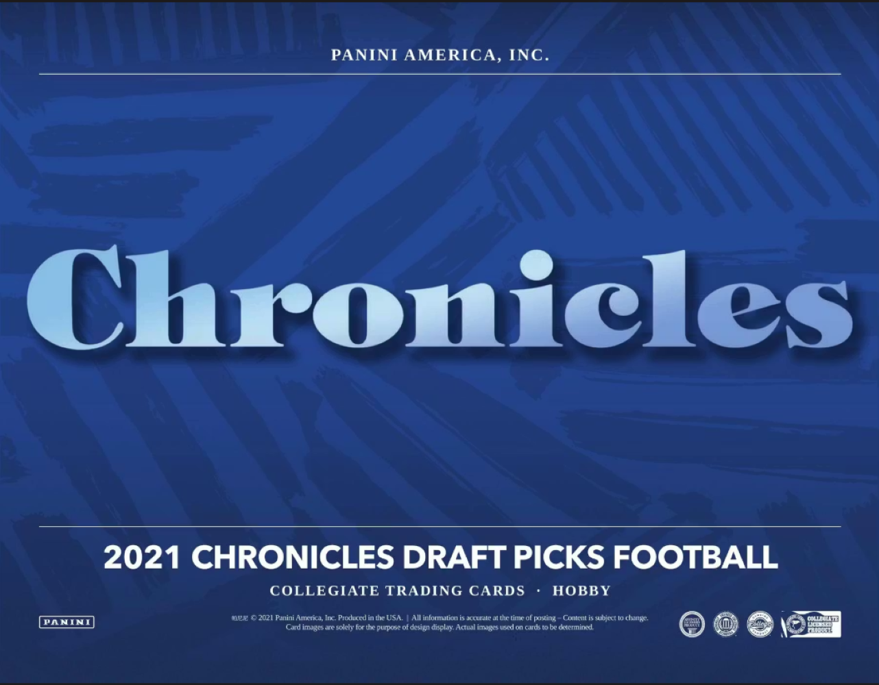 2021 Panini Chronicles Draft Picks Hobby Box