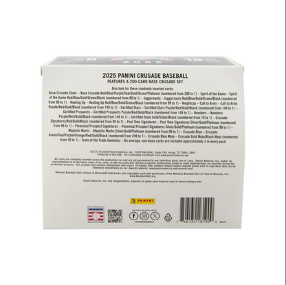 2025 Panini Boys of Crusade Baseball Premium Box