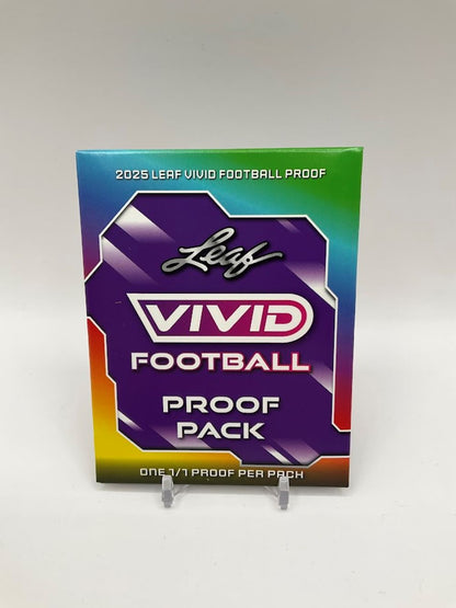 2025 Leaf Vivid Football Proof Pack