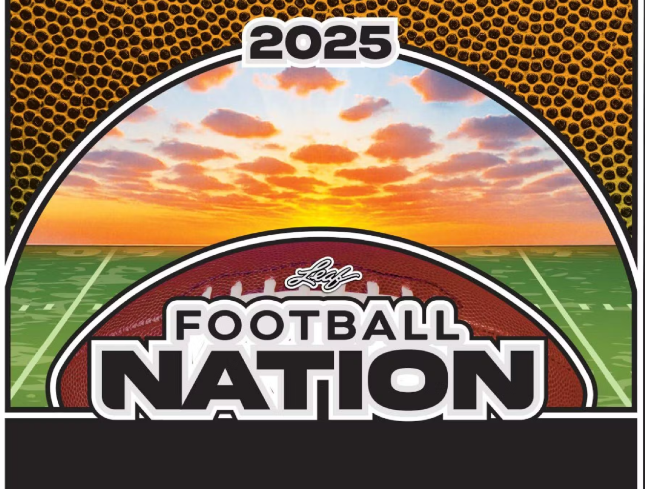 2025 Leaf Football Nation Jumbo Box