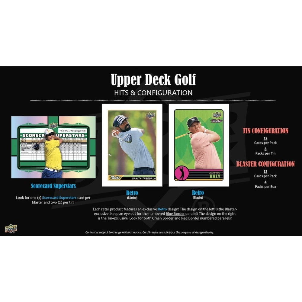 2026 Upper Deck Golf Tin