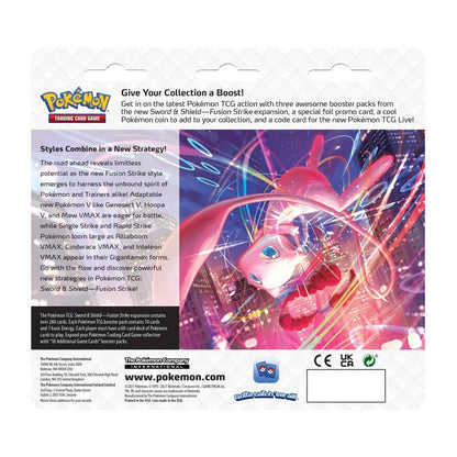 Pokemon: Sword & Shield Fusion Strike 3-Pack Blister [Espeon]