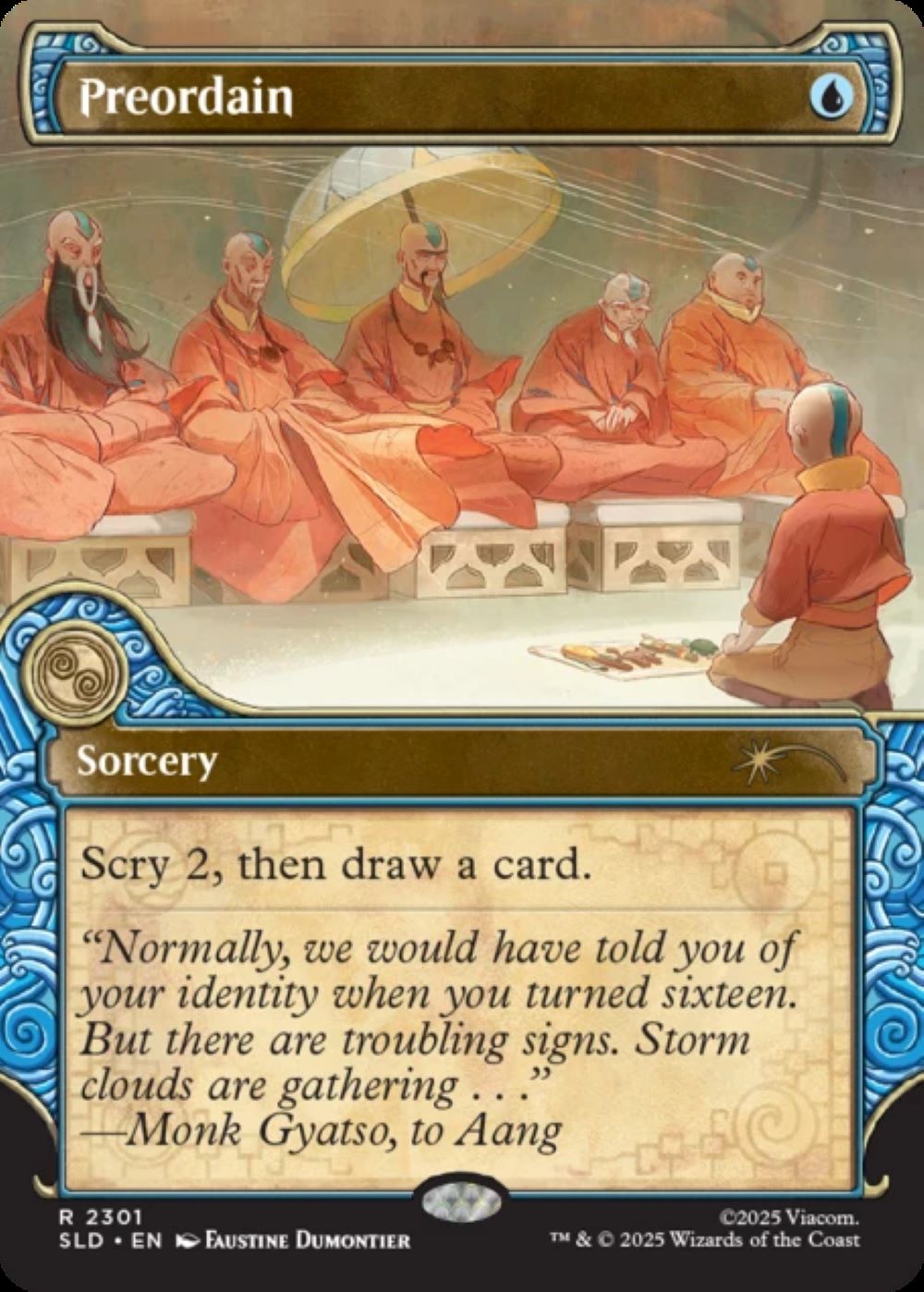 Magic the Gathering Avatar the Last Air Bender Secret Lair - One With The Elements [Non-Foil]