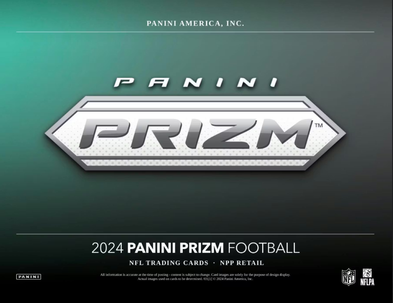 2024 Panini Prizm Football Mega Box (Pink Pulsar Prizm)