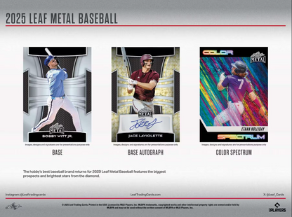 2025 Leaf Metal Baseball Jumbo Box