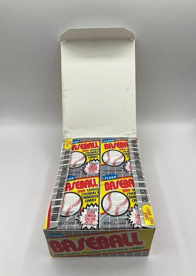 1989 Fleer Baseball Wax Box